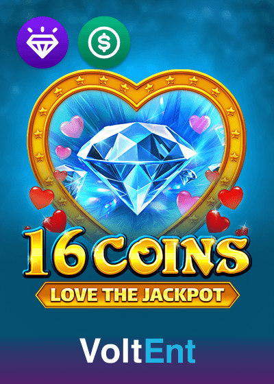 16 Coins x5000 Love the Jackpot